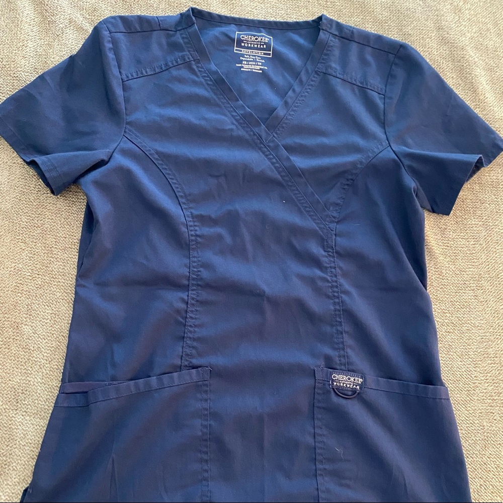 Scrub Top Cherokee Workwear